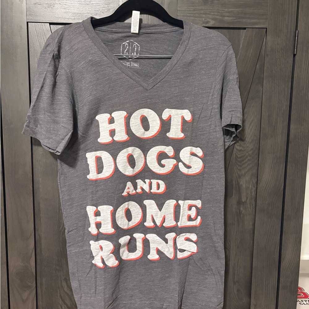 Charlie Souther Baseball V Neck Tee